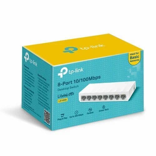 TP-LINK LS1008 8-PORT 10/100 Desktop Switch