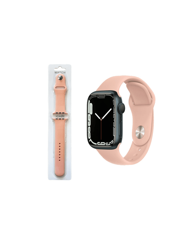 Band for Smart Watch - Pink Silicone
