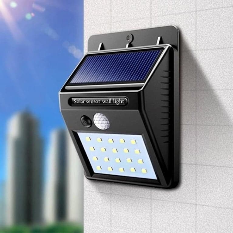 LED соларна зидна светла