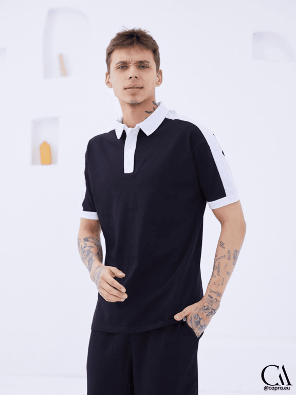 Polo Basic Oversize Black T-shirt